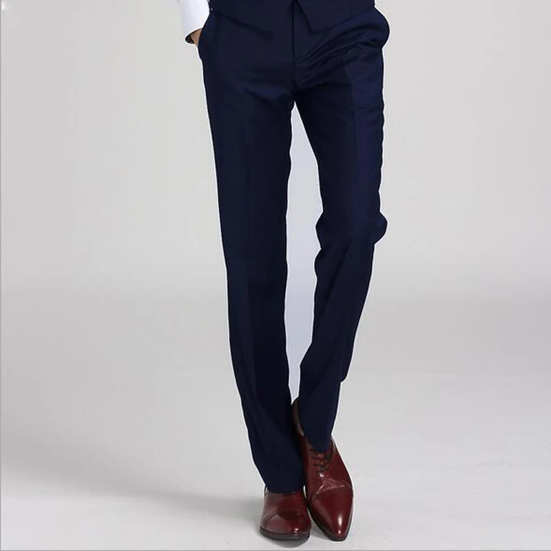 Новинка 2021 повседневные мужские костюмные брюки для свадьбы модные облегающие