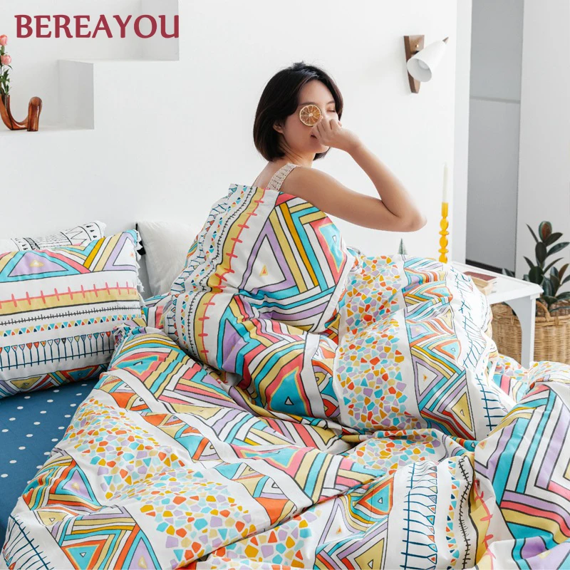 Постельное белье в богемном стиле 100% хлопок простыня для кровати скандинавский