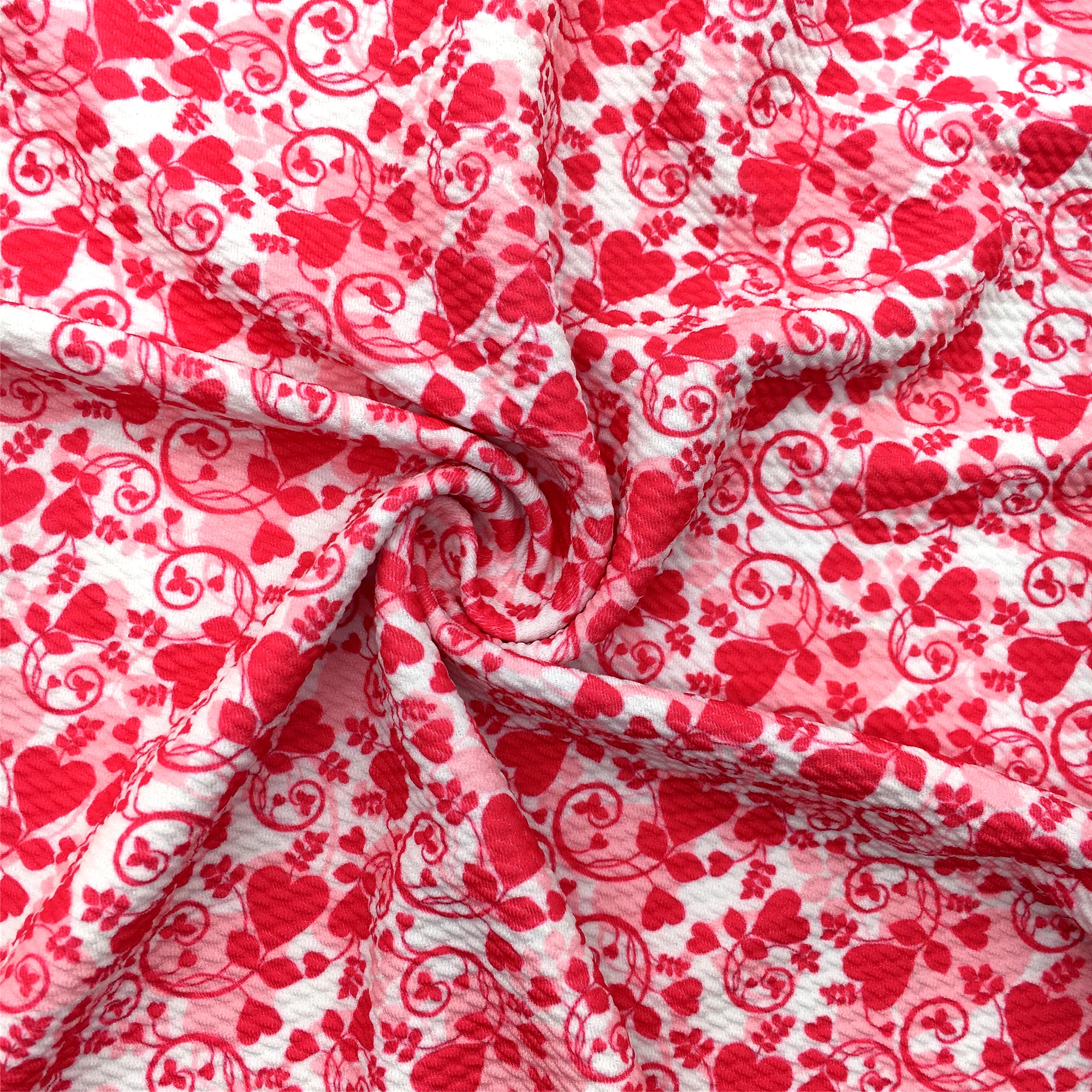 1/2 ярда сердечки любовь XOXO Радужный Леопардовый принт пуля текстурированная