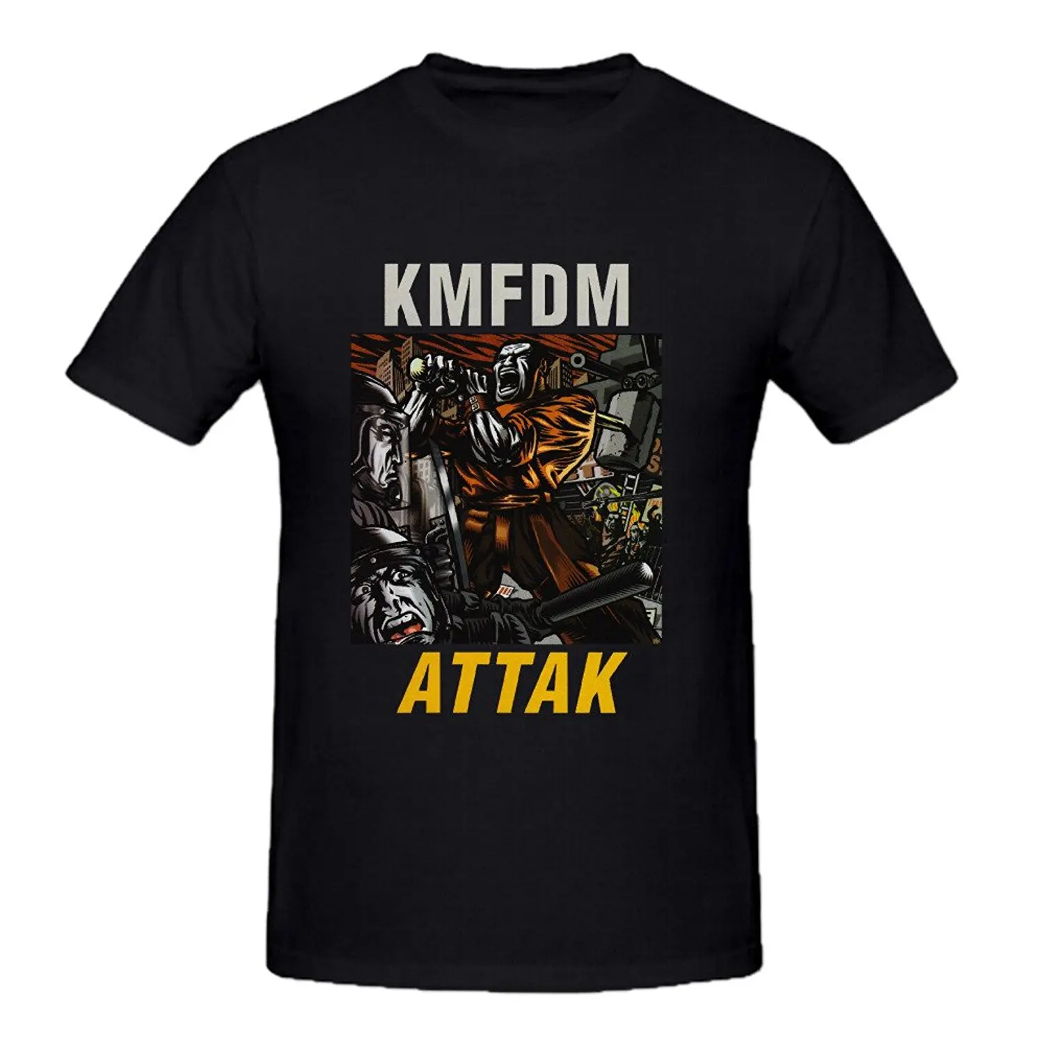 Kmfdm Attak мужские футболки|Мужские футболки| |