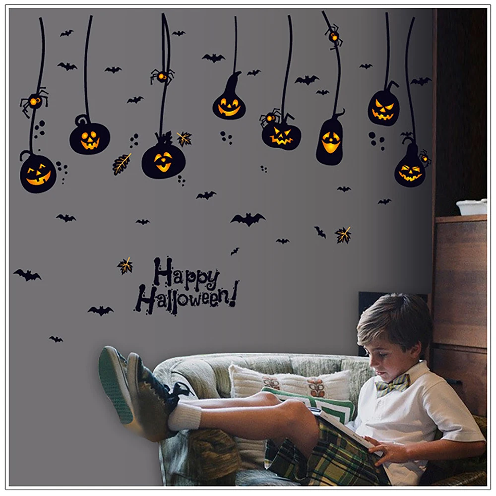 Наклейки на стену Хэллоуин наклейка из ПВХ готические обои украшение сделай сам