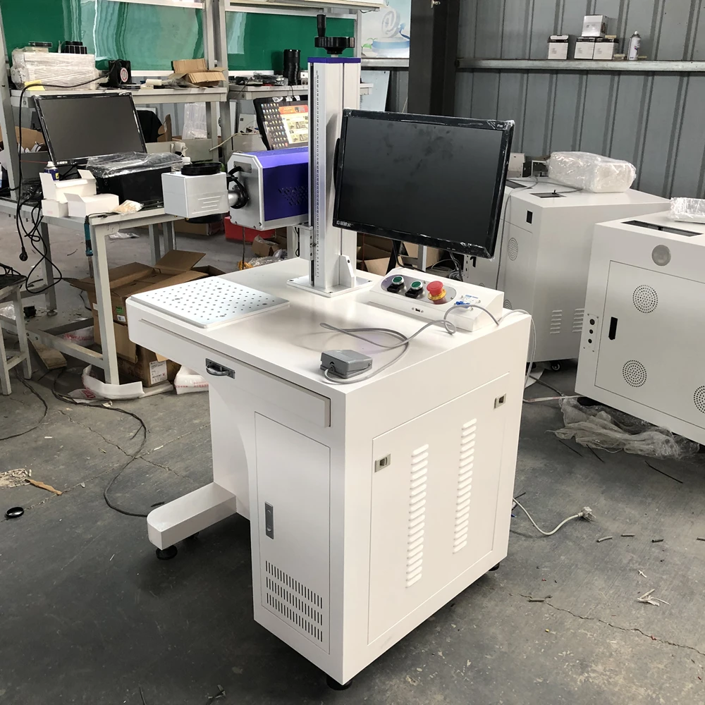 Раздельная/настольная волоконная лазерная маркировочная машина 30 Вт