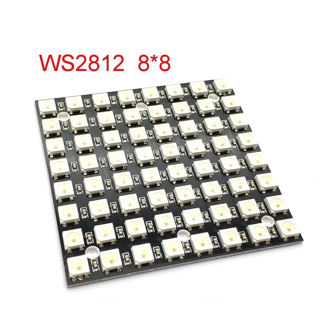 Светодиодный Матрица WS2812 5050 RGB 8x8 64 светодиодный|Запасные части| |