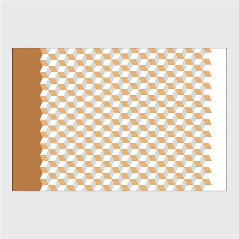 Ковер в скандинавском стиле объемный квадратный напольный ковер с рисунком Куба