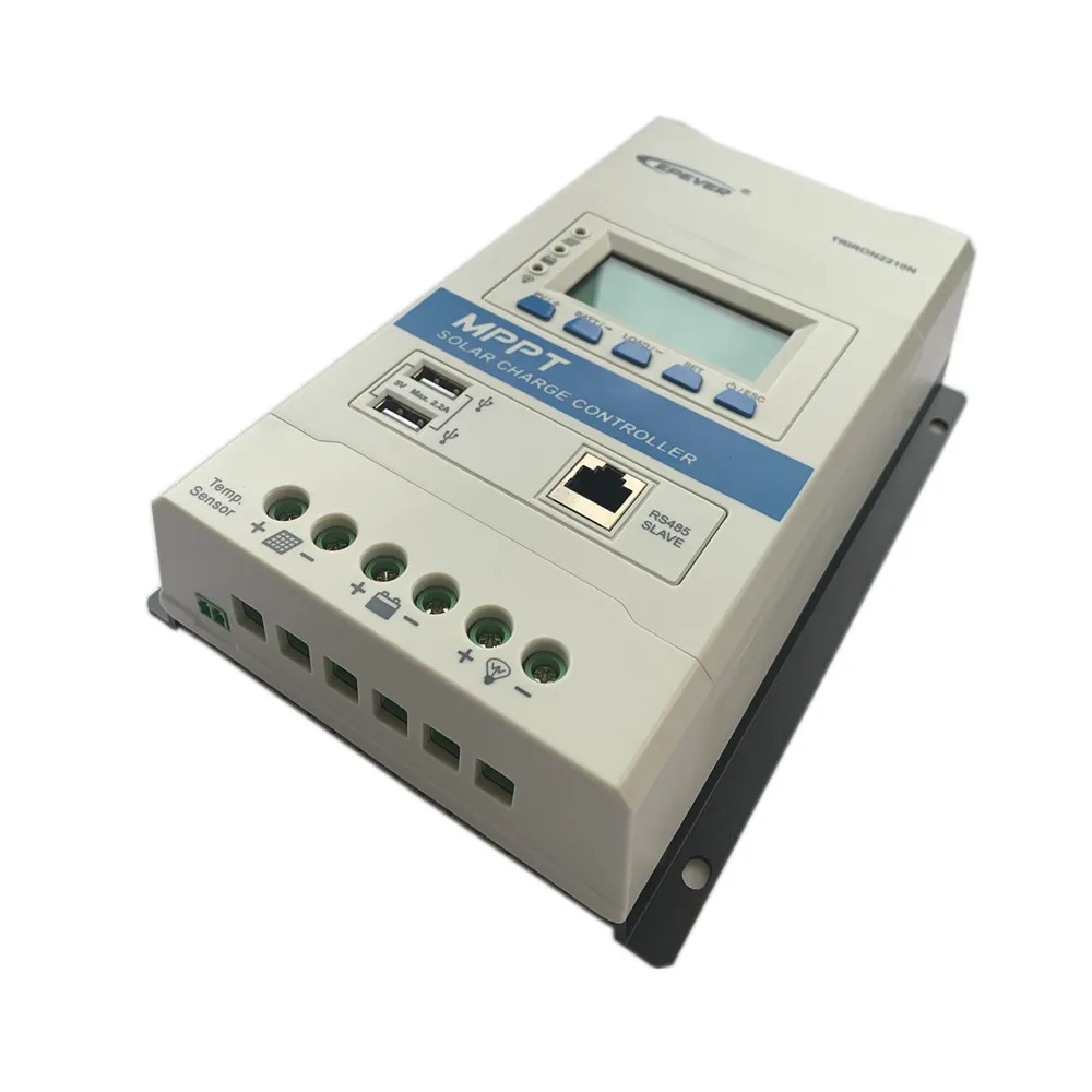 EPEVER Triron1206N 2206N UCS DS2 модуль MPPT 10A20A Контроллер заряда 12 в 24 авто черный светильник LCD