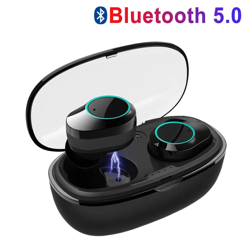 Bluebooth 5 0 беспроводные наушники чехол с сенсорным управлением гарнитуры 6D стерео