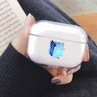Чехол из ТПУ с логотипом атака на Титанов, чехол для наушников Airpods Pro, чехол для беспроводных наушников Airpods, Bluetooth чехол для Air Pods Pro