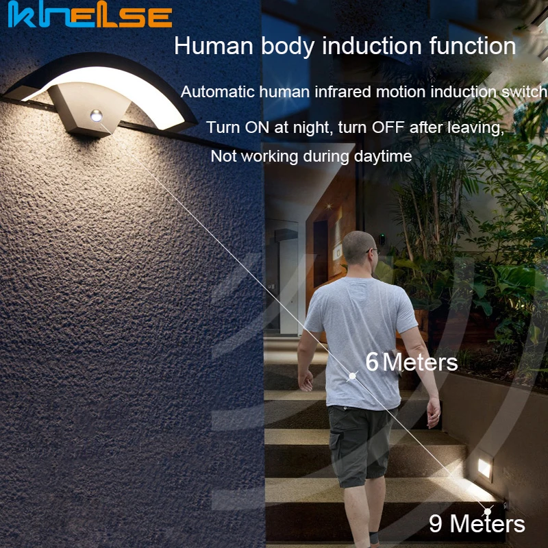 Уличный/внутренний водонепроницаемый светодиодный настенный светильник с