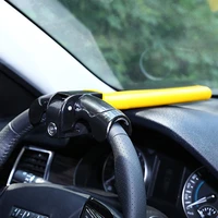 universal car steering wheel lock heavy duty anti theft protection t locks with 2 key auto safety tools for enhance car security