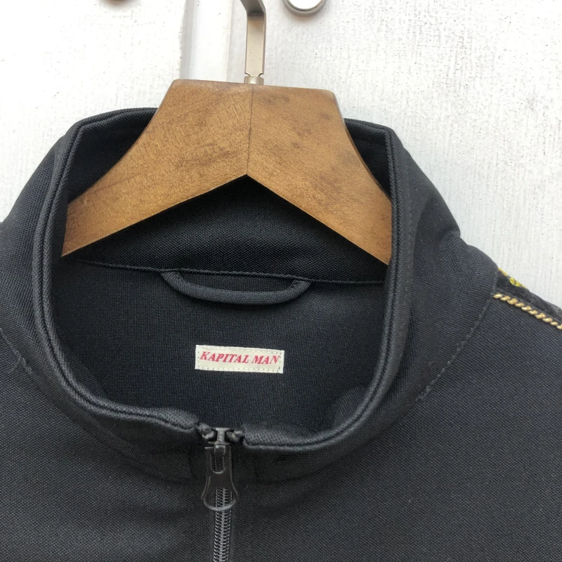 

2020 Winter Cardigan zipper Kapital JACKET Men Women 1:1 Best Quality Streetwear Embroidery Ribbon Jackets