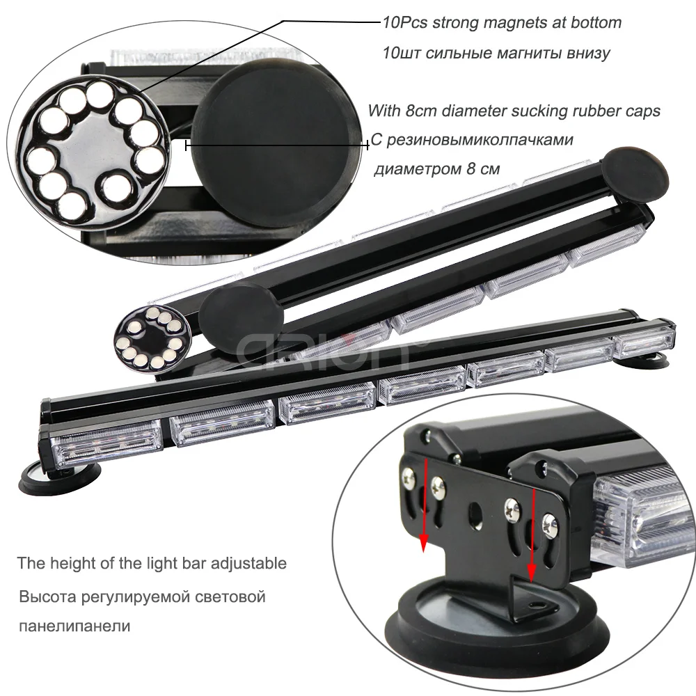 CRION Новый 16 64LED аварийный предупреждающий автомобильный стрелочный указатель