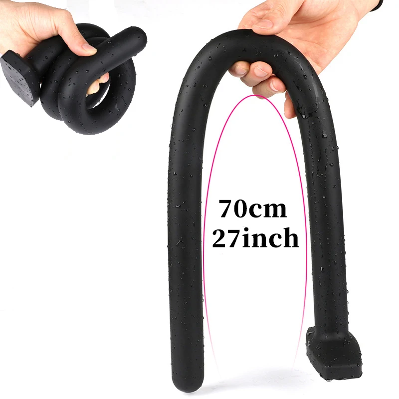 27inch Super Soft Silicone Anal Plug Adult Aex Toys For Men Women G Spot Masturbator Vagina Big Dildo Butt Prostate Massage | Красота и