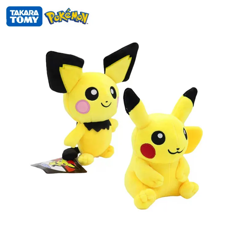 

20Cm Pokemon Plush Toy Cartoons Movie Anime Figure Pikachu High Quality Pet Model Children Birthday Christmas Gifts