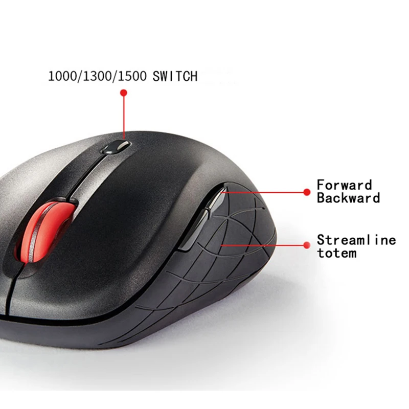 Lenovo беззвучная мышь Thinklife WLM200 беспроводной мини компьютерная USB соединение 2 4 ГГц