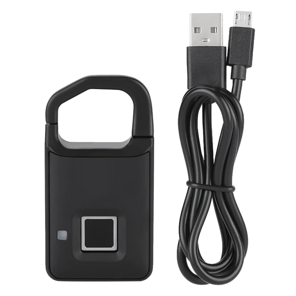 

Smart Fingerprint Lock Anti-Theft Keyless Padlock Fingerprint Locks With USB Cable For Suitcase Luggage