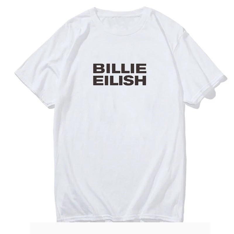 Billie Eilish футболка уличная хип-хоп ee-рубашка для op vogue Женская рубашка Harajuku одежда смешная винтажная