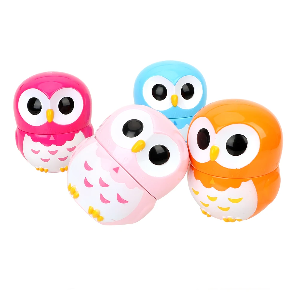 

Mechanical Cute Owl Kitchen Alarm Clock 60 Minute Home Decoration Kitchen Timers Cooking Tools