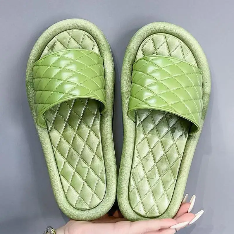 

2021 New Women Summer Slippers Indoor Home Slides House Bathroom Non Slip Soft Cool Ytmtloy Zapatillas Casa Mujer Sapato Feminin