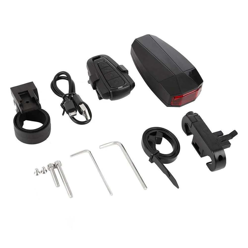 Светодиодный USB Перезаряжаемые задняя подсветка на велосипед светильник