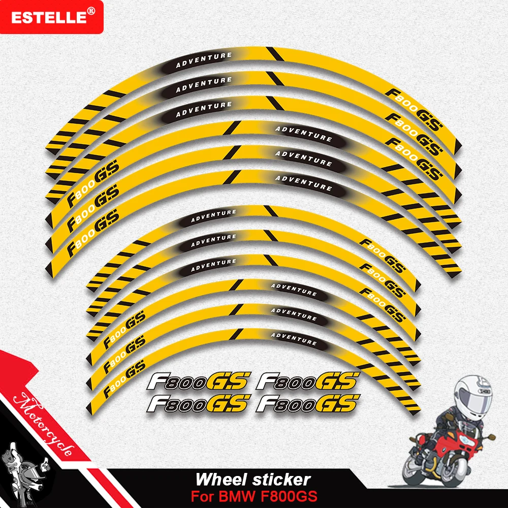 Велосипедные наклейки на колеса светоотражающая лента обод для BMW F800GS F 800GS F800 GS -