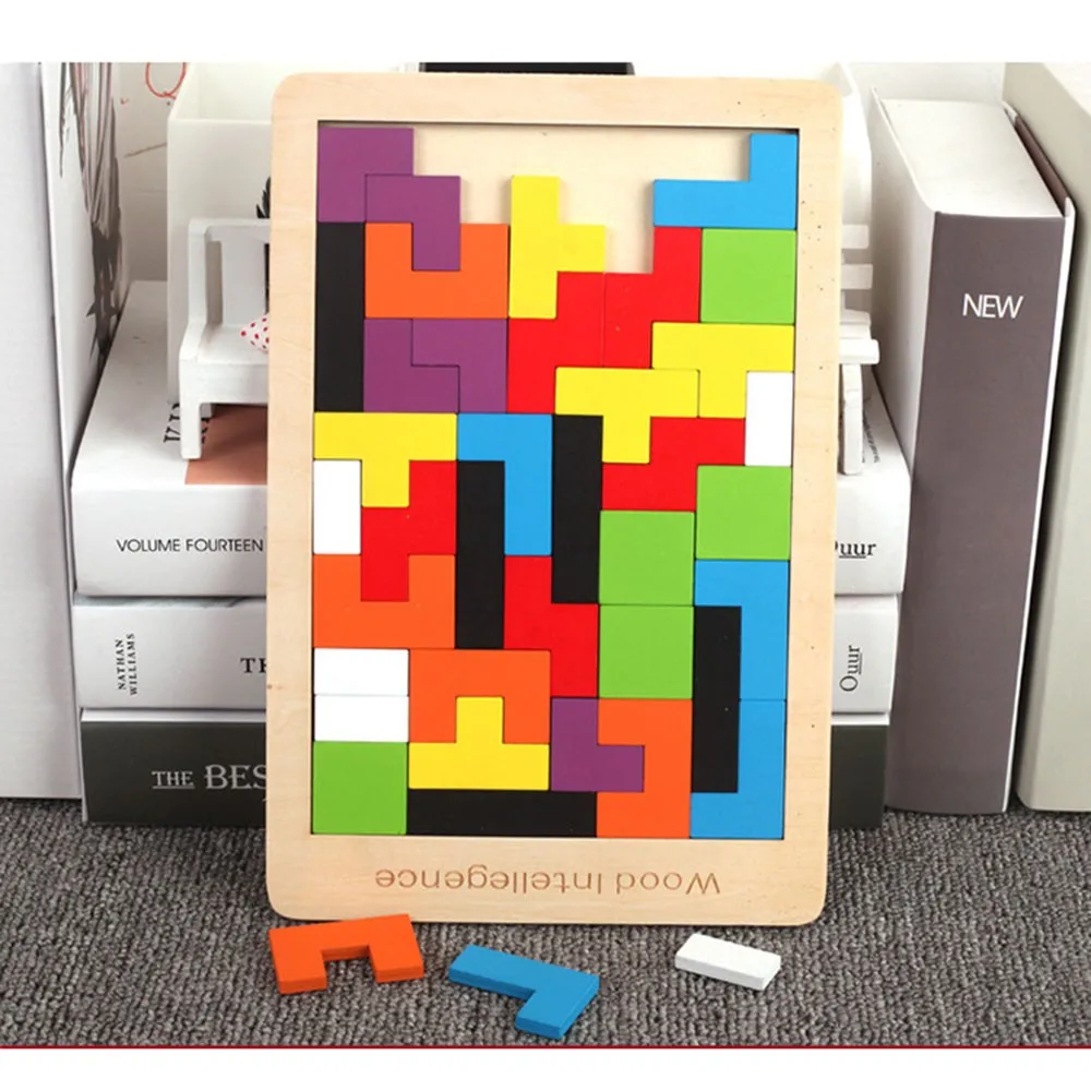 Деревянные пазлы игрушки для детей высокое качество деревянные развивающие