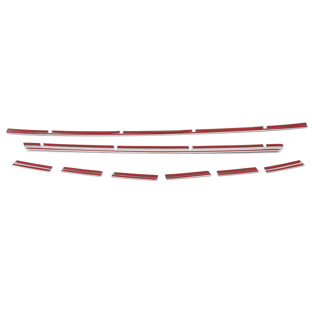 

CarManGo Car Accessories Front Grills Grille Trim Pad Sticker Cover Stainless Chrome Decoration for Nissan Altima L34 2018-2020