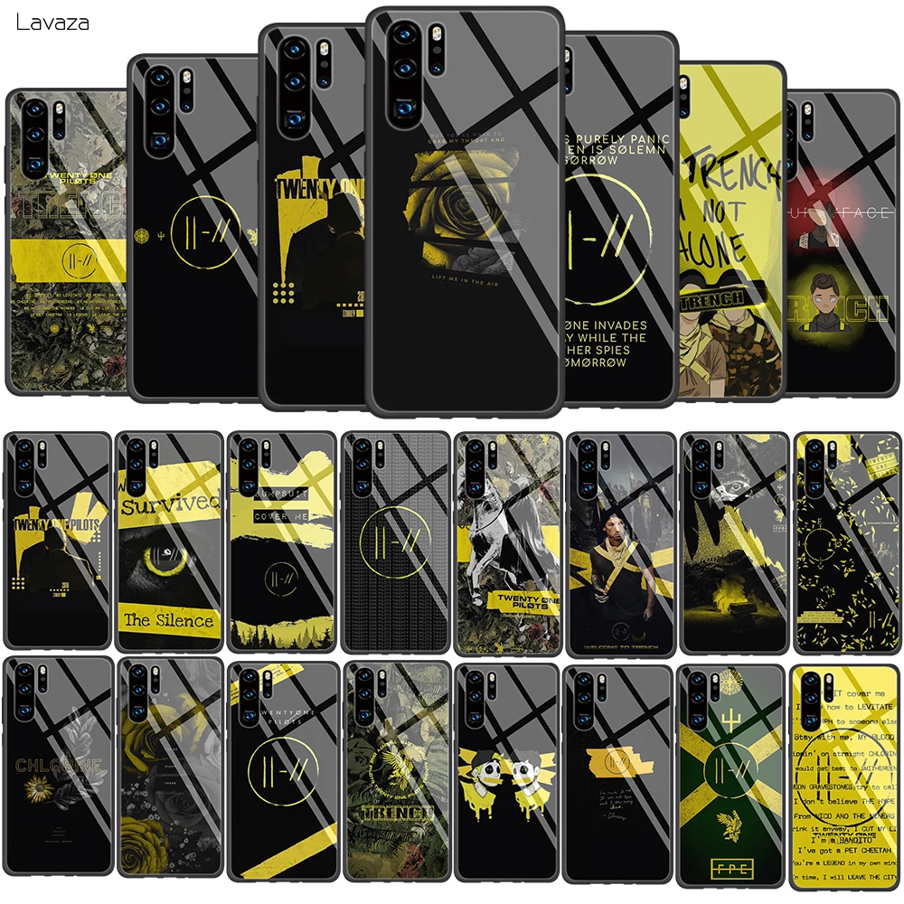 Lavaza Twenty One Pilots Тренч из закаленного стекла мягкий чехол для Huawei Honor 8x9 P Smart mate 20 P10 P20