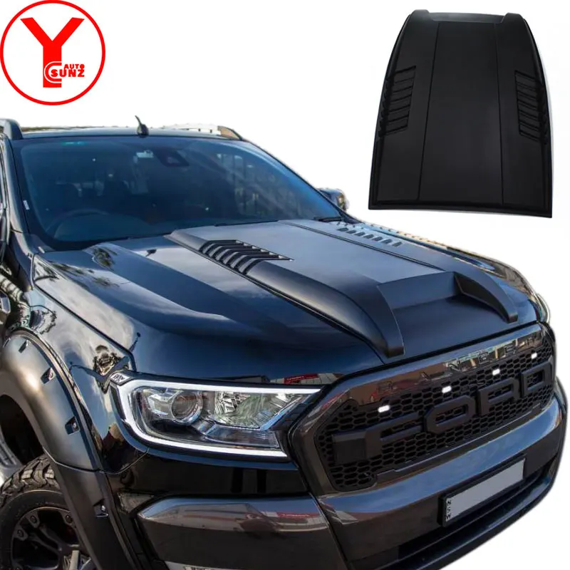 Чехлы капота YCSUNZ для автомобилей аксессуары Ford Everest endeavor Ranger T7 wildtrak 2016 2017 2018|hood