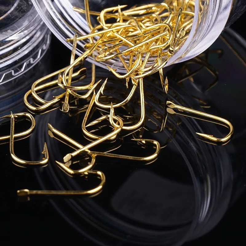 10 шт/бутылки колючие рыболовные крючки из высокоуглеродистой стали материал 1 #2 #3