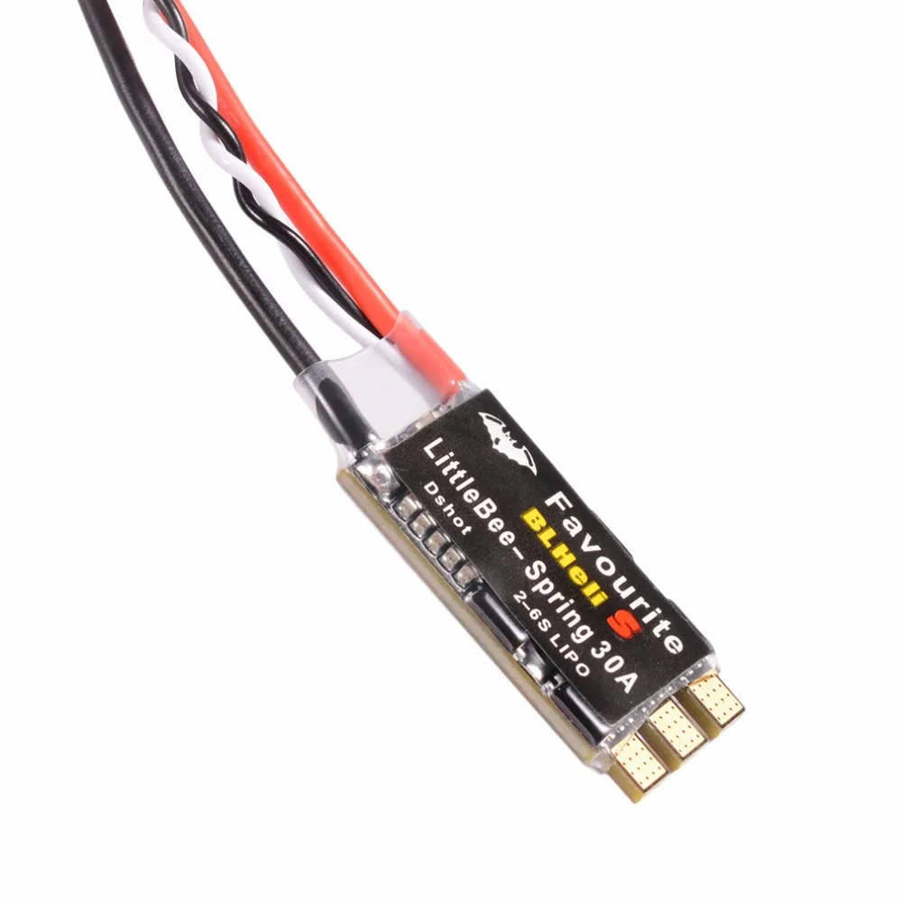FVT LittleBee Little Bee blheli _ S SPRING 2-6S 30A ESC DSHOT контроллер скорости для квадрокоптера QAV210/250-X