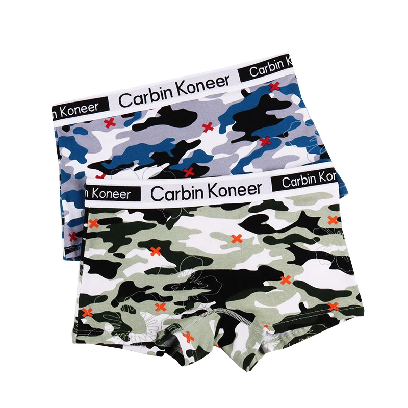 HaleyChan модные камуфляжные шорты для мальчиков 1 шт. в упаковке трусы боксеры детей