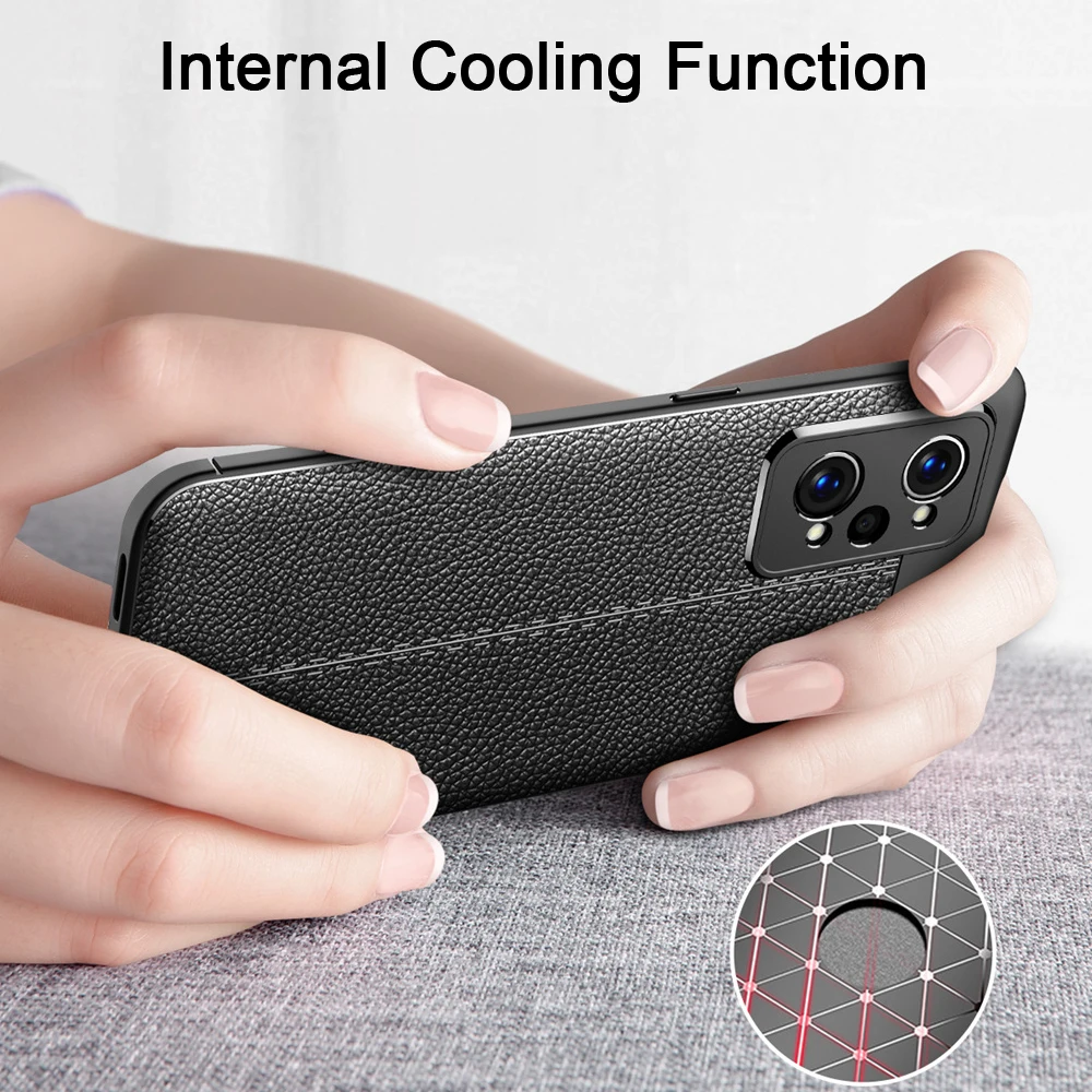 keysion shockproof case for realme gt neo 2 2t 5g leather texture soft silicone phone cover for for oppo realme c11 2021 c25s free global shipping