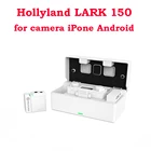 Hollyland LARK 150 Duo Белый беспроводной петличный микрофон Микрофон 2,4 ГГц зарядная коробка для DSLR камер смартфонов iPone Android