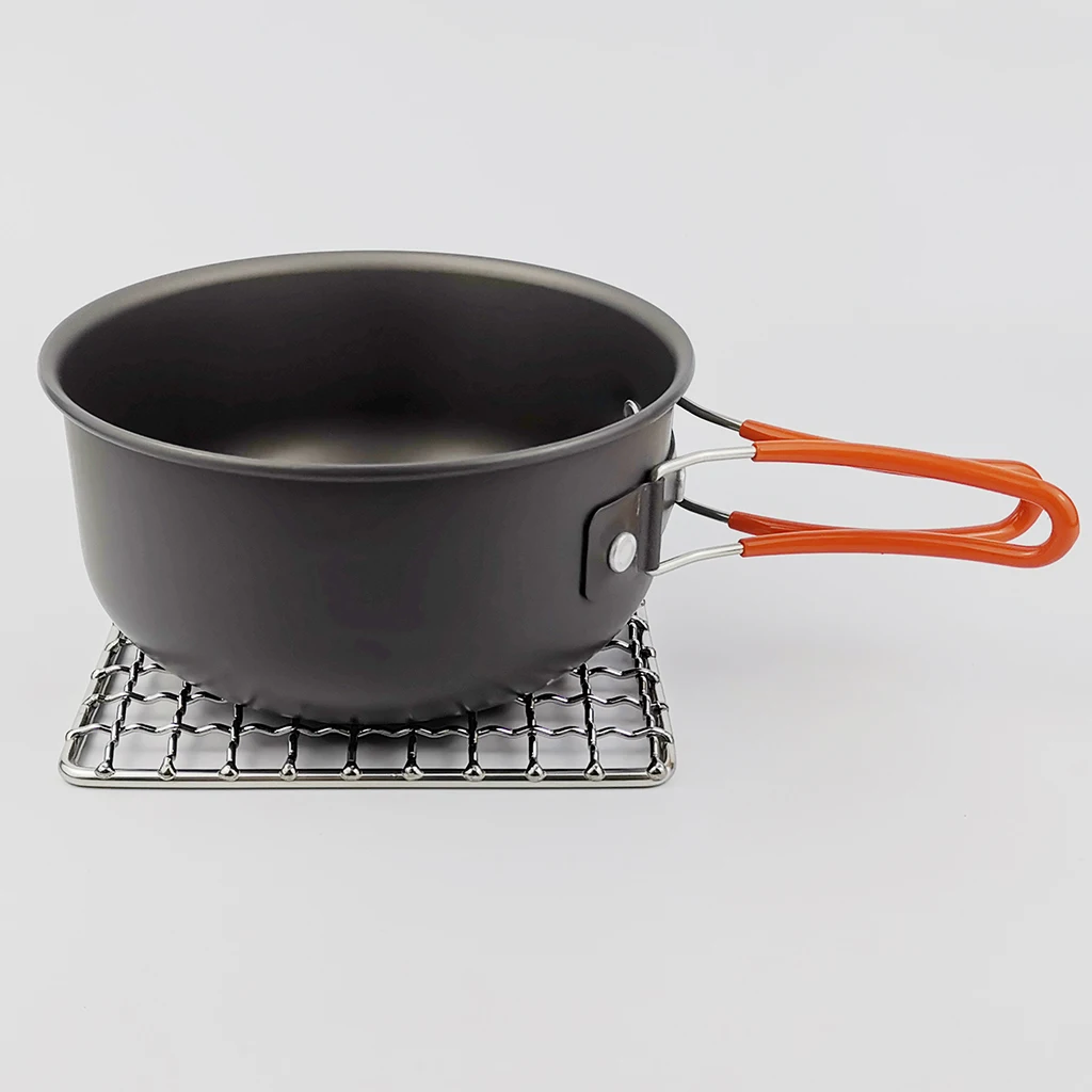 Сетка для барбекю из нержавеющей стали сетка кемпинга пеших прогулок открытый