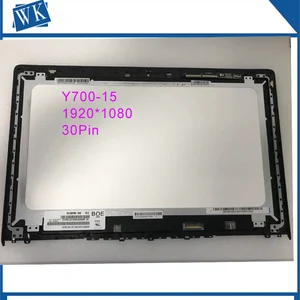 15 6 lcd laptop touch screen assembly for lenovo ideapad y700 15isk 80nw 1920x1080 free global shipping