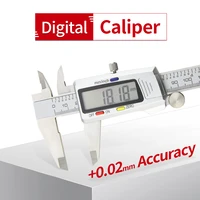 electronic digital caliper metal vernier calipers 0 150mm 6inch micrometer stainless steel measuring tool instrument caliper