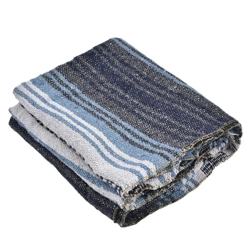 Толстое мягкое Тканое одеяло с мексиканской фальзой коврик для йоги ручной