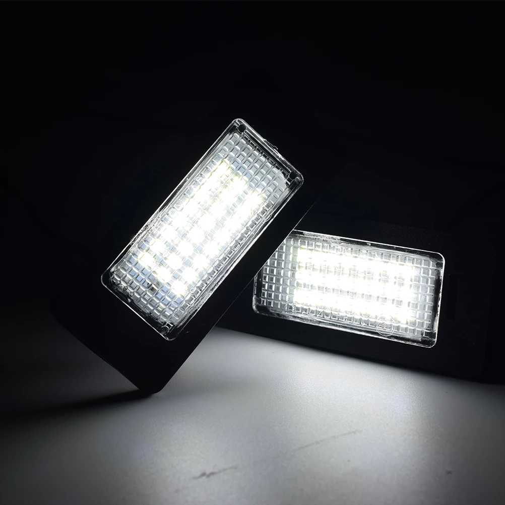 2 шт. подсветильник номерного знака светодиодная подсветка без ошибок для Audi A1 A4 B8