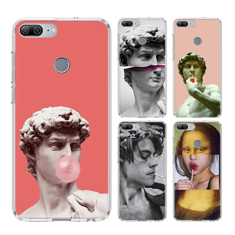 

Medusa Vaporwave Art Case For Huawei Honor 30 30s Play4T 20 9X Pro 8X 10 lite 9A 8A 8C 8S 9 V20 V30 Y5 Y6 Y7 Y9 2019 Cover