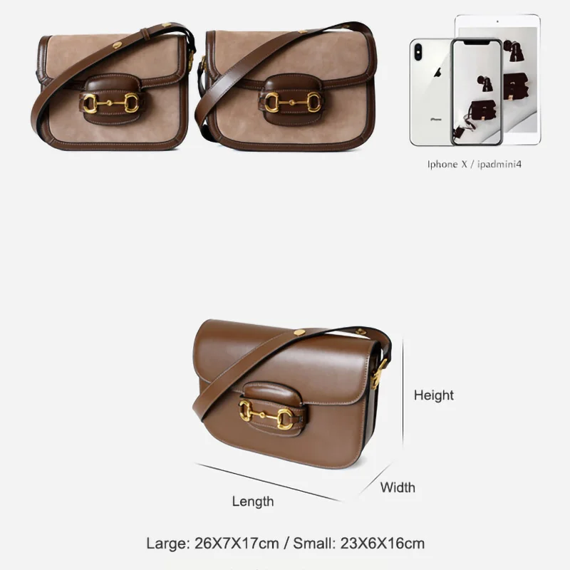 

2021 Luxury Designer New Women Crossbody Bag Genuine Leather Casual Handbags Ladies Messenger Bag For Bolsas Female Shoulder Bag