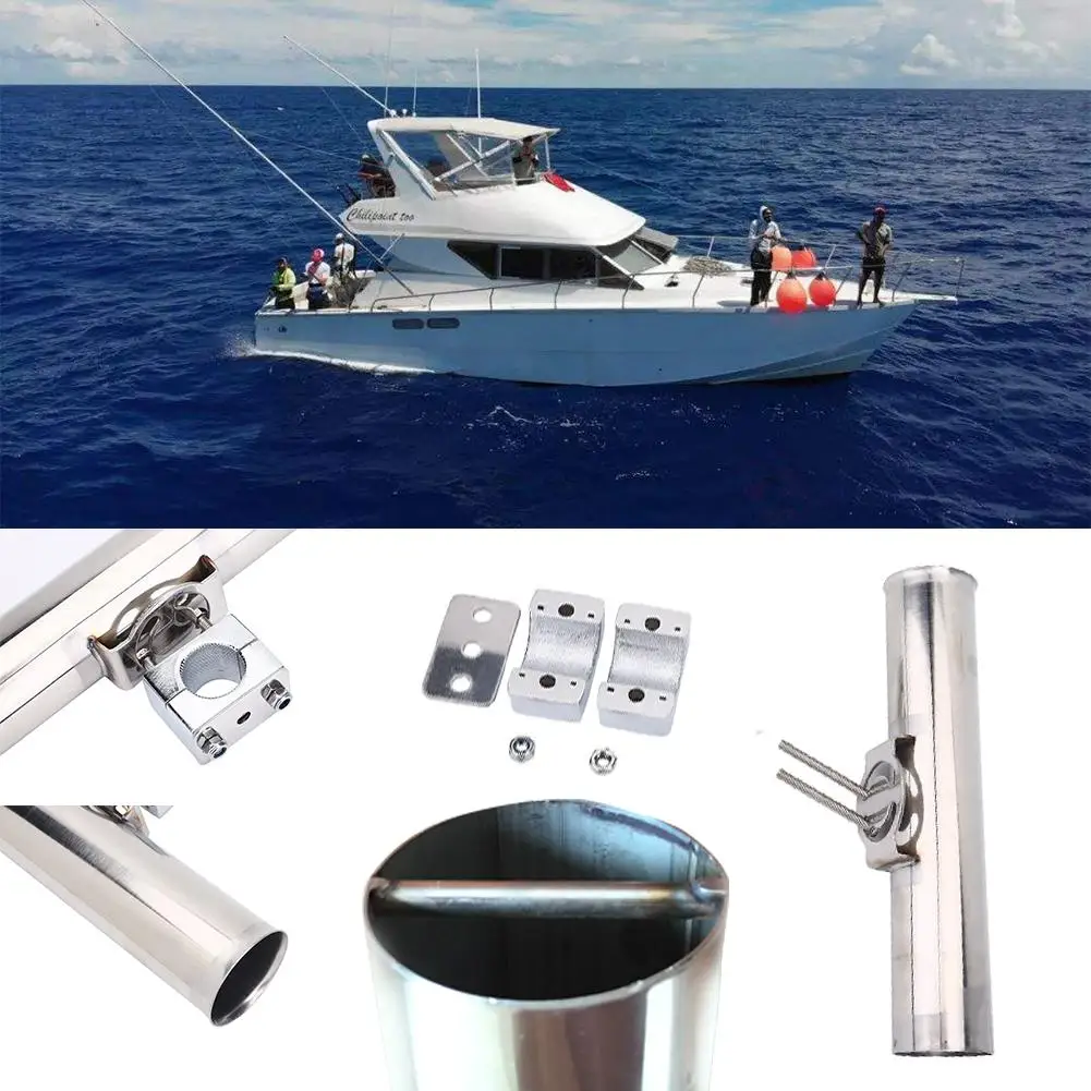 RH60 держать удочек Нержавеющая сталь рыболовное судно удочка для удочки стеллажи