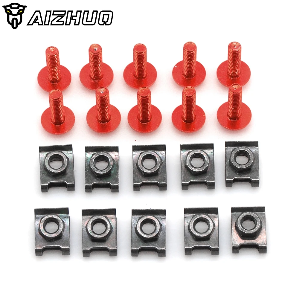 Мотоцикл обтекатель болты винт тела крепежи зажим винты гайки для Yamaha YZF R1 R6 R7 600R