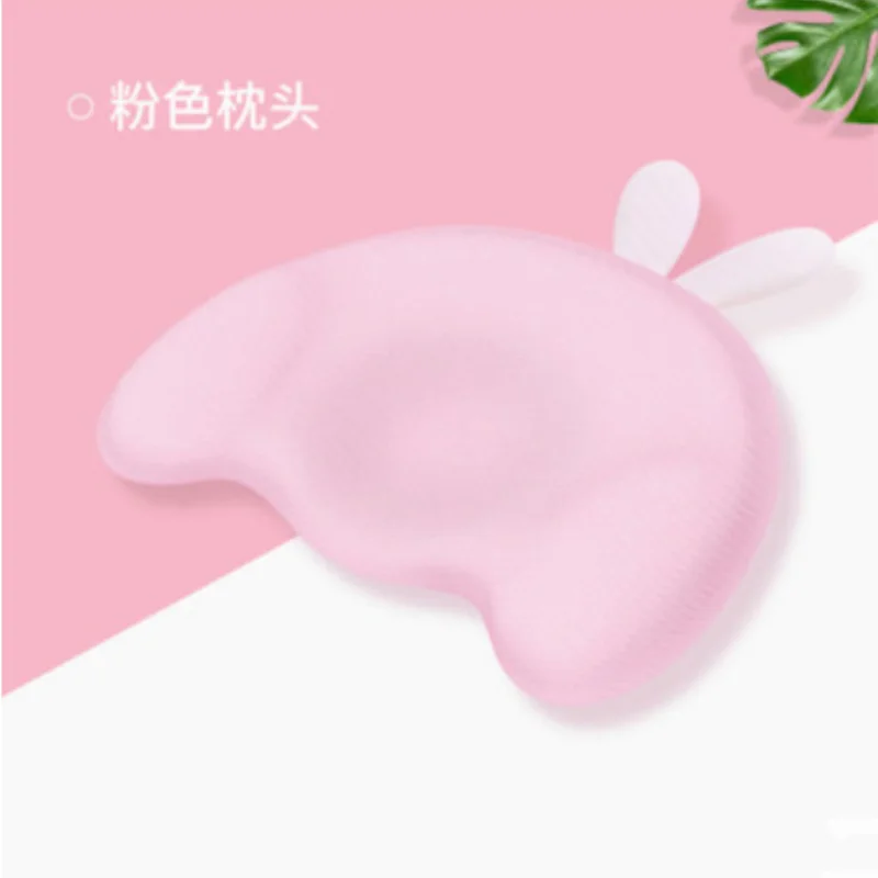 Almohada de lactancia para beb&eacute; reci&eacute;n nacido, soporte para dormir, almohada c&oacute;ncava de dibujos animados, coj&iacute;n de algod&oacute;n para prevenir cabeza plana, Protector de cabeza de beb&eacute;-5