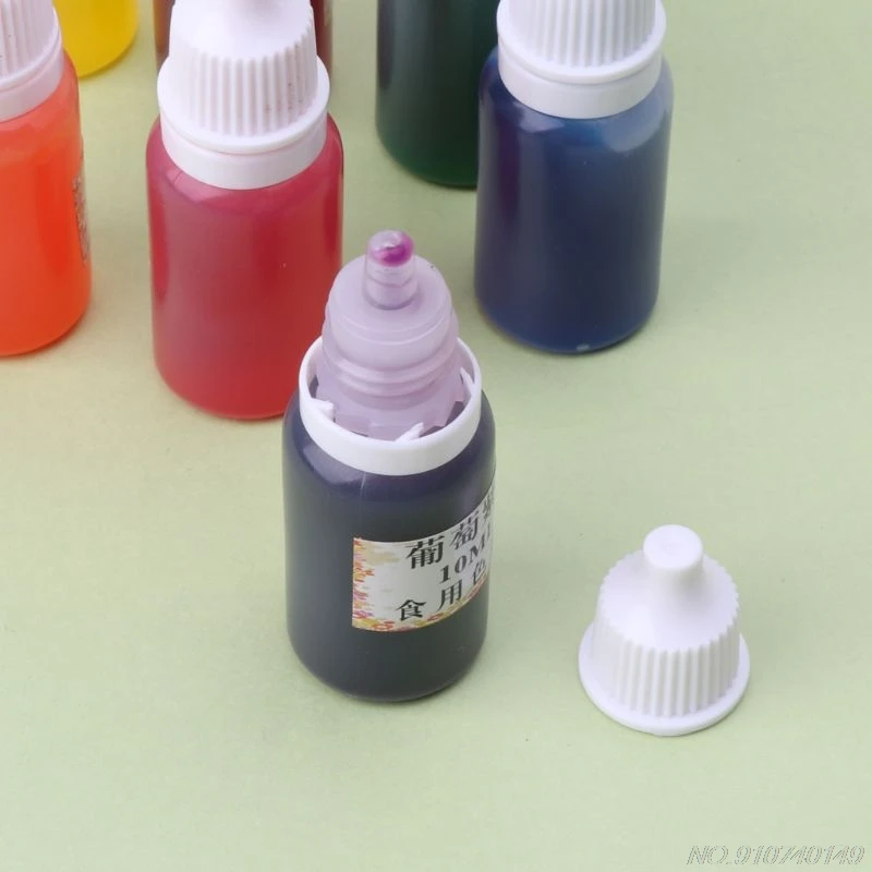 

7 Colors Dye Colorant Set Slime Jewelry Making Skin Safe Liquid Resin Pigments N30 20 Dropshipping