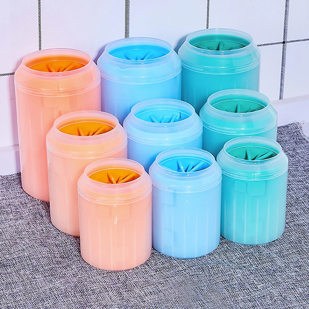 

Dog Paw Cleaner Cup Soft Silicone Combs Portable Outdoor Pet towel Foot Washer Paw Clean Brush Quickly Wash Foot Cleaning Bucket