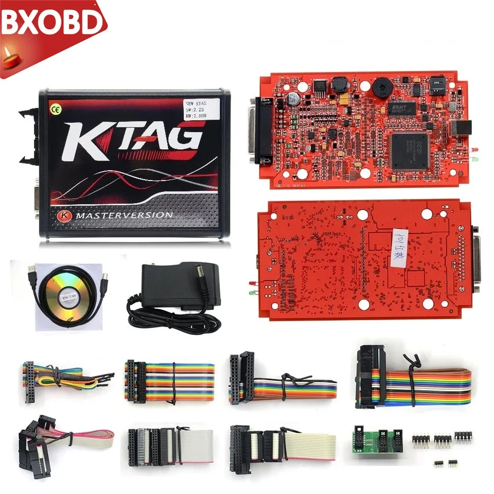 Ktag KESS V2 V2.47 KTAG 7,020 SW2.25 Kess V2 5,017 полная версия ЕС без жетонов Kess V2 V5.017 V2.47 Kess V2 Master K-tag Ktag красный