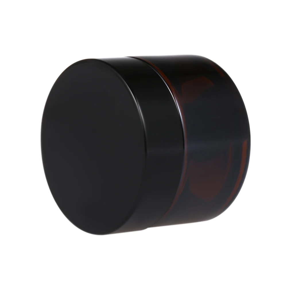 50 мл янтарная стеклянная банка для ухода за кожей кремовый многоразовый бутылка