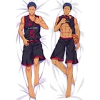 Японское Аниме Kuroko no Basuke Aomine Daiki, мужской чехол для косплея дакимакура, постельное белье, обнимающая подушка для тела, чехол