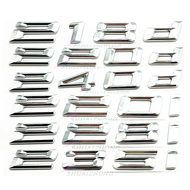 Наклейка на задний багажник автомобиля из АБС-пластика эмблема с логотипом для 2