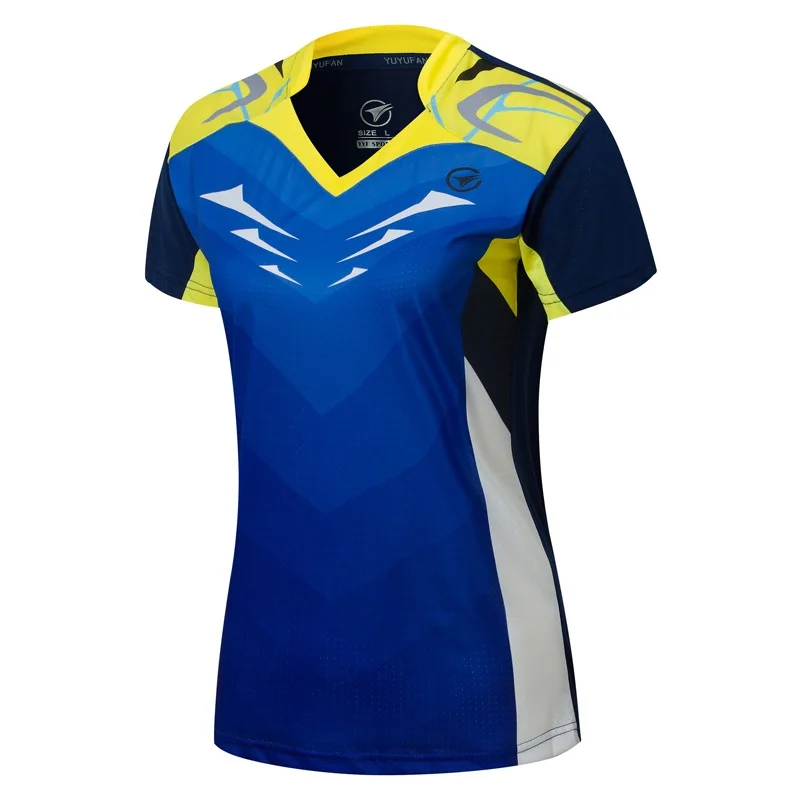 Новая детская одежда для бадминтона с коротким рукавом спортивная тенниса